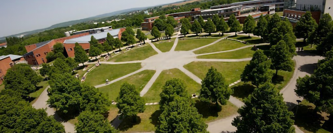 Rondell der Uni Bayreuth